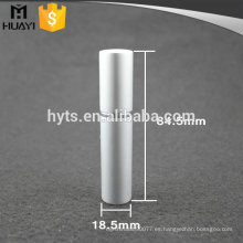 Mini atomizador de aluminio plateado rellenable del perfume de viaje 5ml